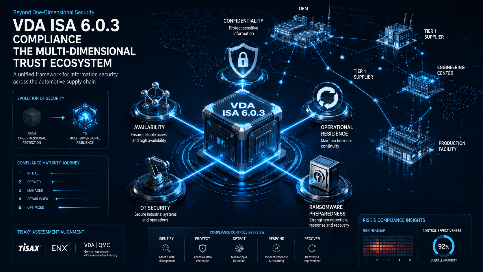 VDA ISA 6.0 controls for automotive TISAX suppliers